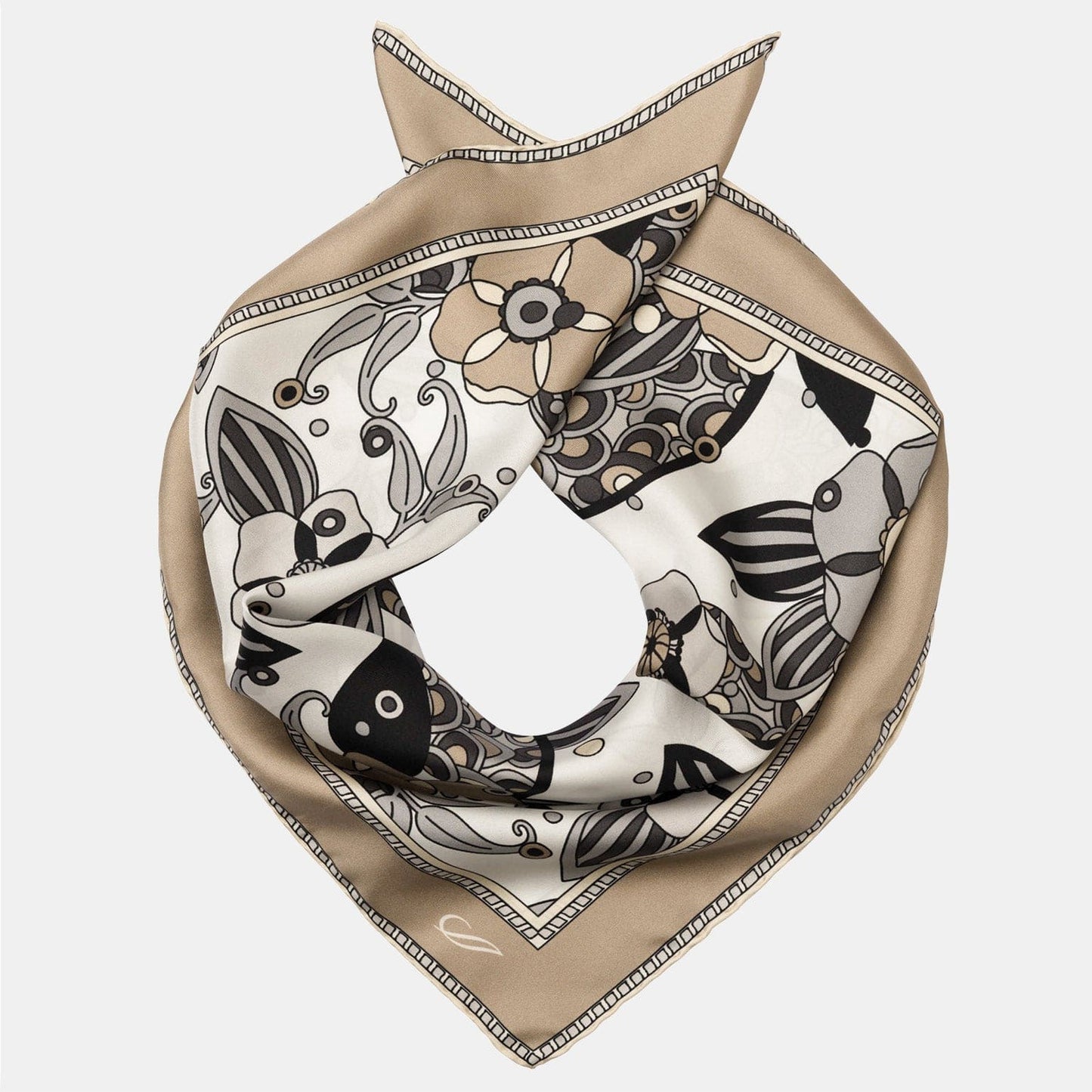 Lombardi - Silk Neckerchief - Sand - My Men's Shop