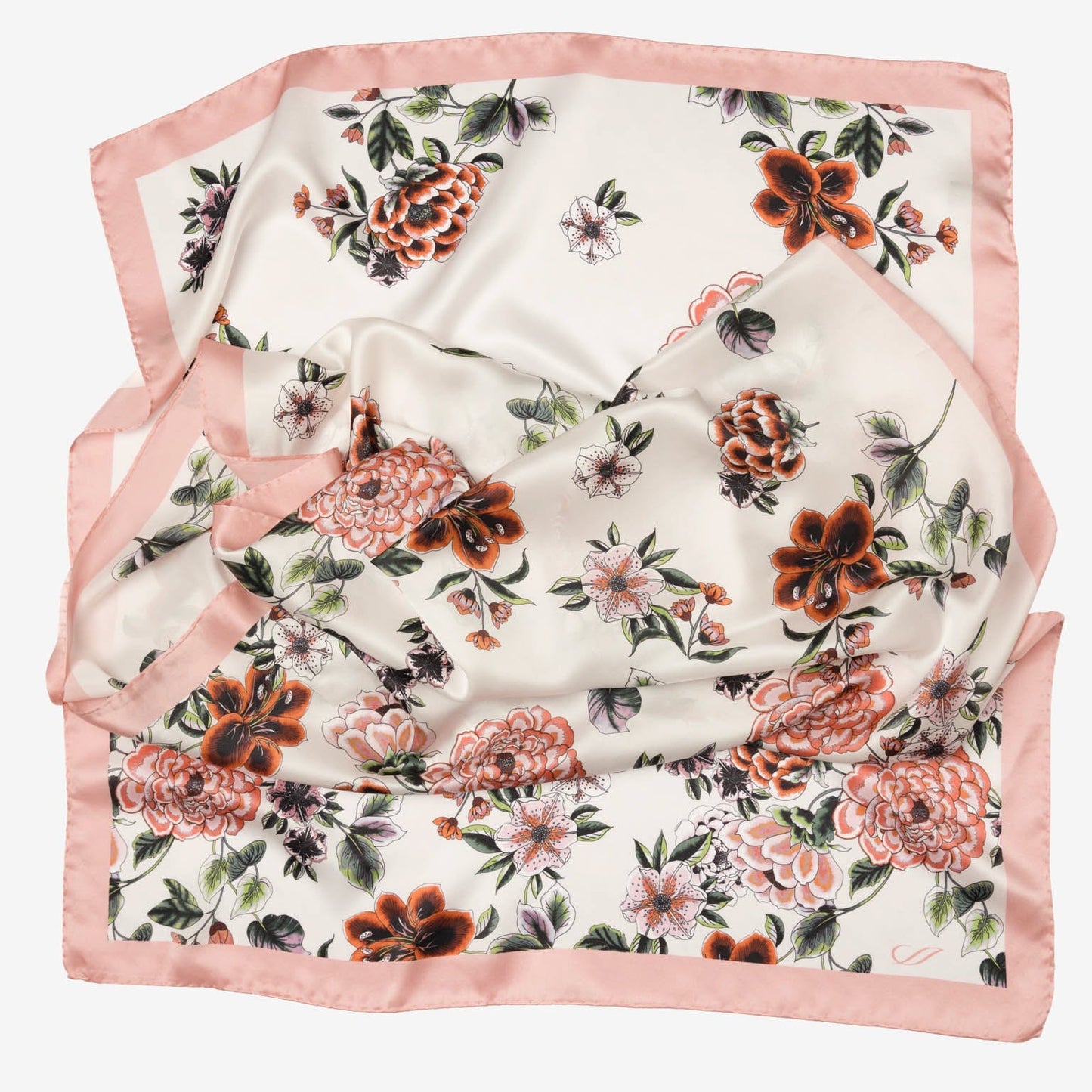 Bella - Silk Scarf Shawl - Rose - My Men's Shop