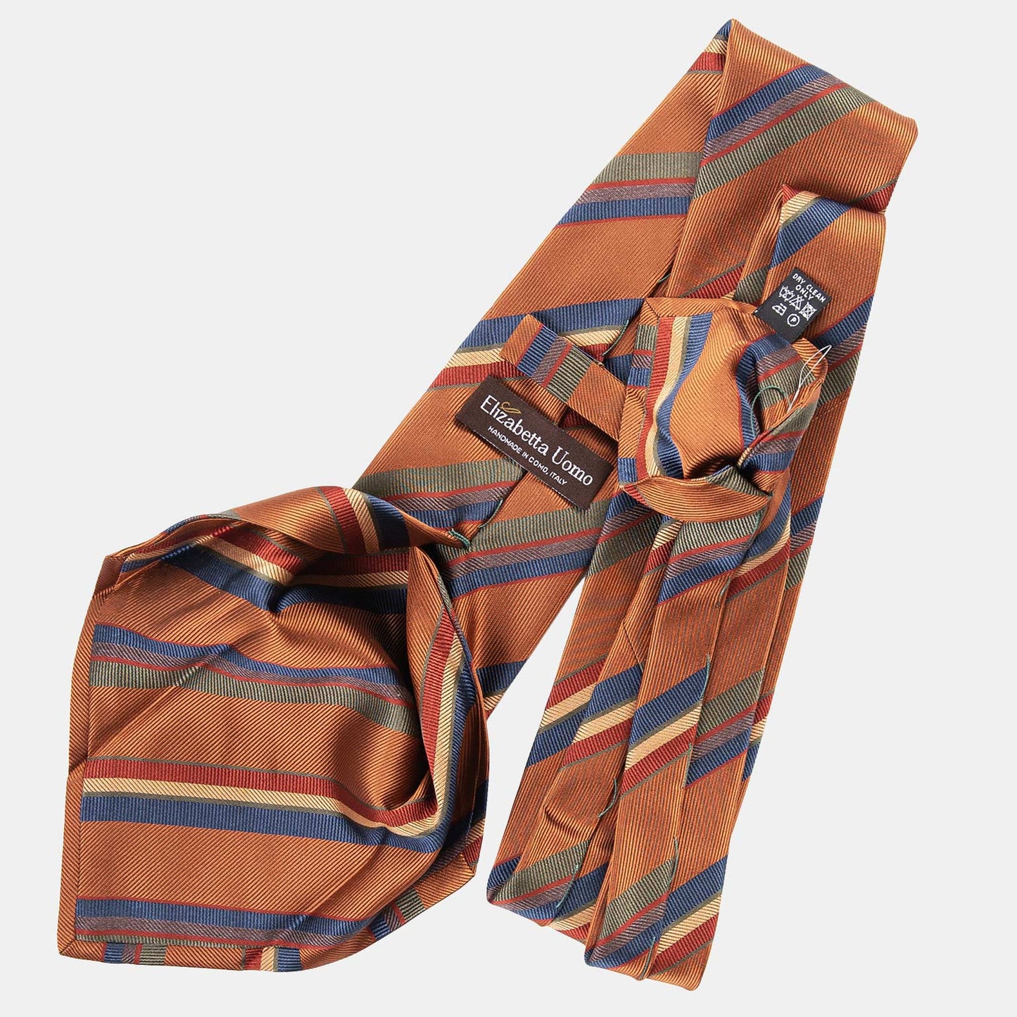 Battisti - Silk Jacquard Tie - Ginger