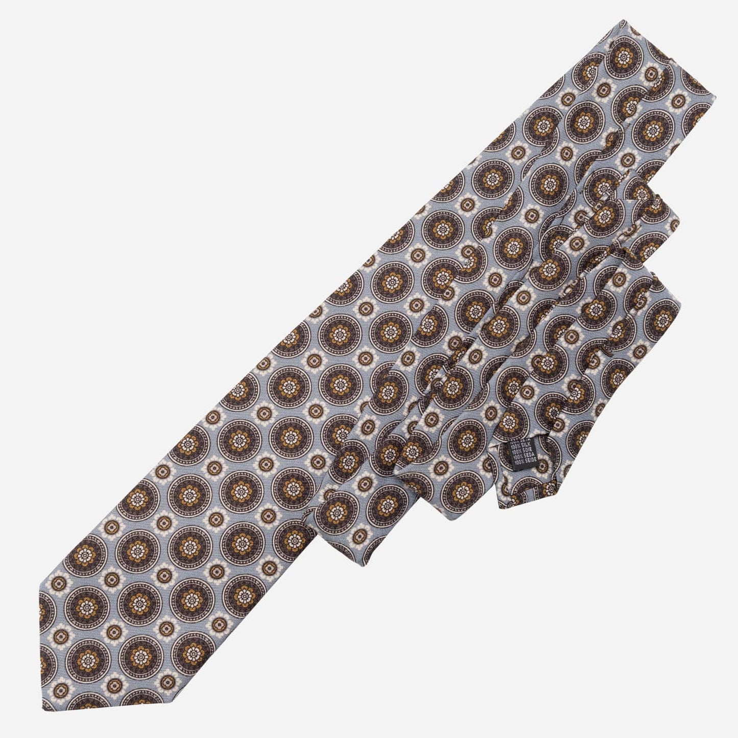 La Vigna - Printed Wool & Silk Tie - Grey - My Men's Shop