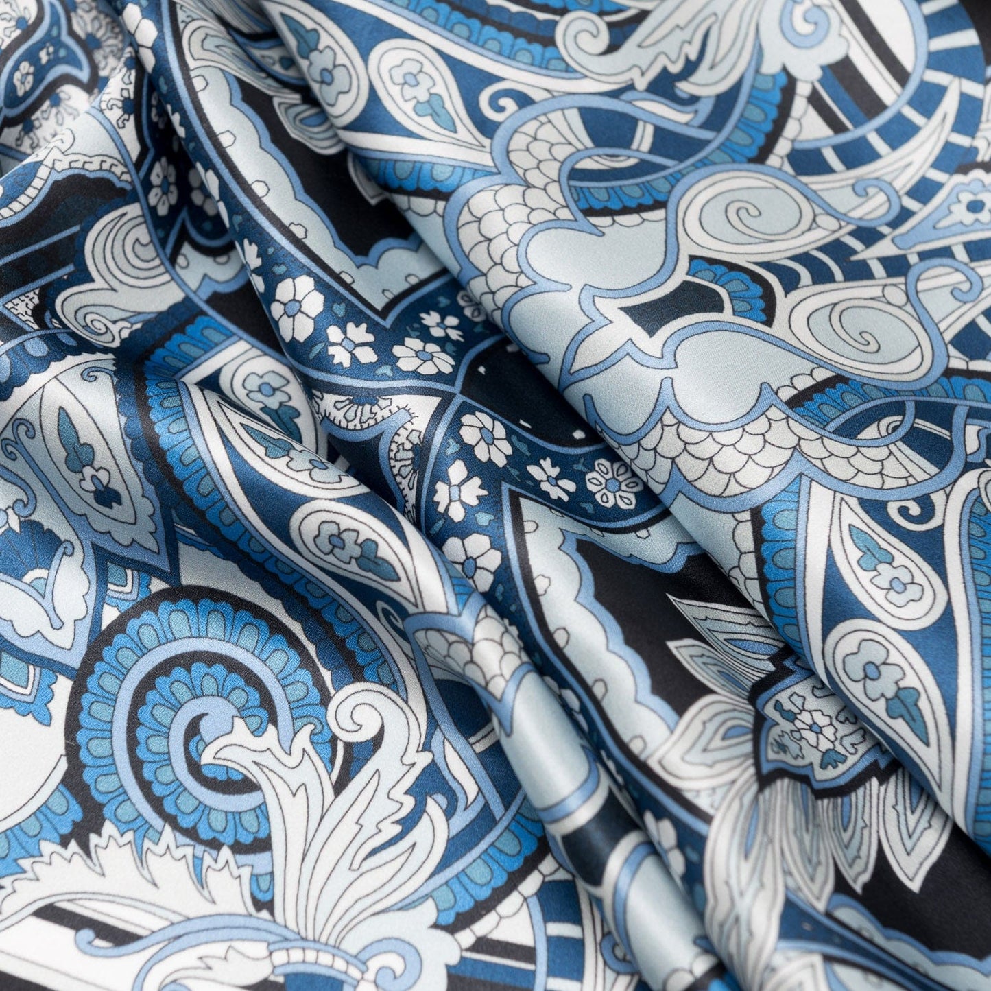 Malta - Silk Foulard - Royal Blue
