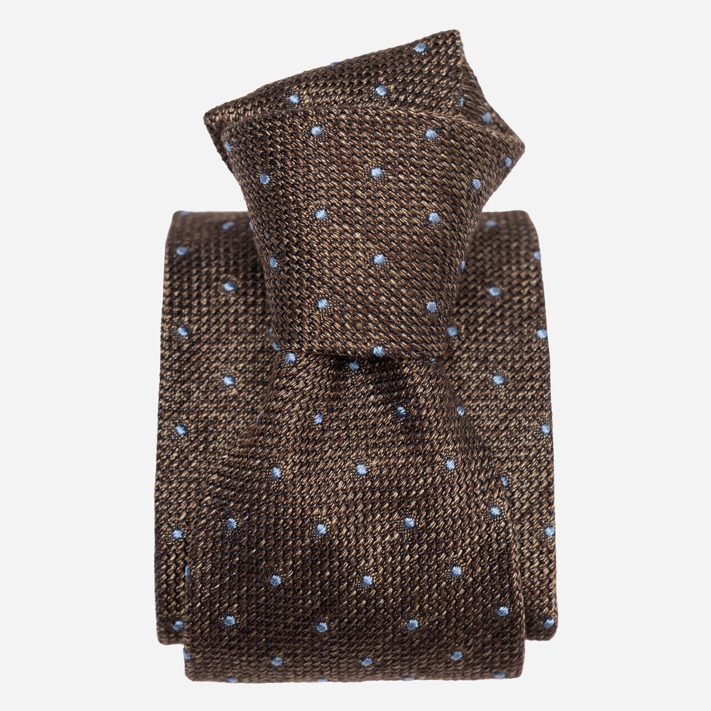 Mattei - Silk Grenadine Tie - Brown - My Men's Shop