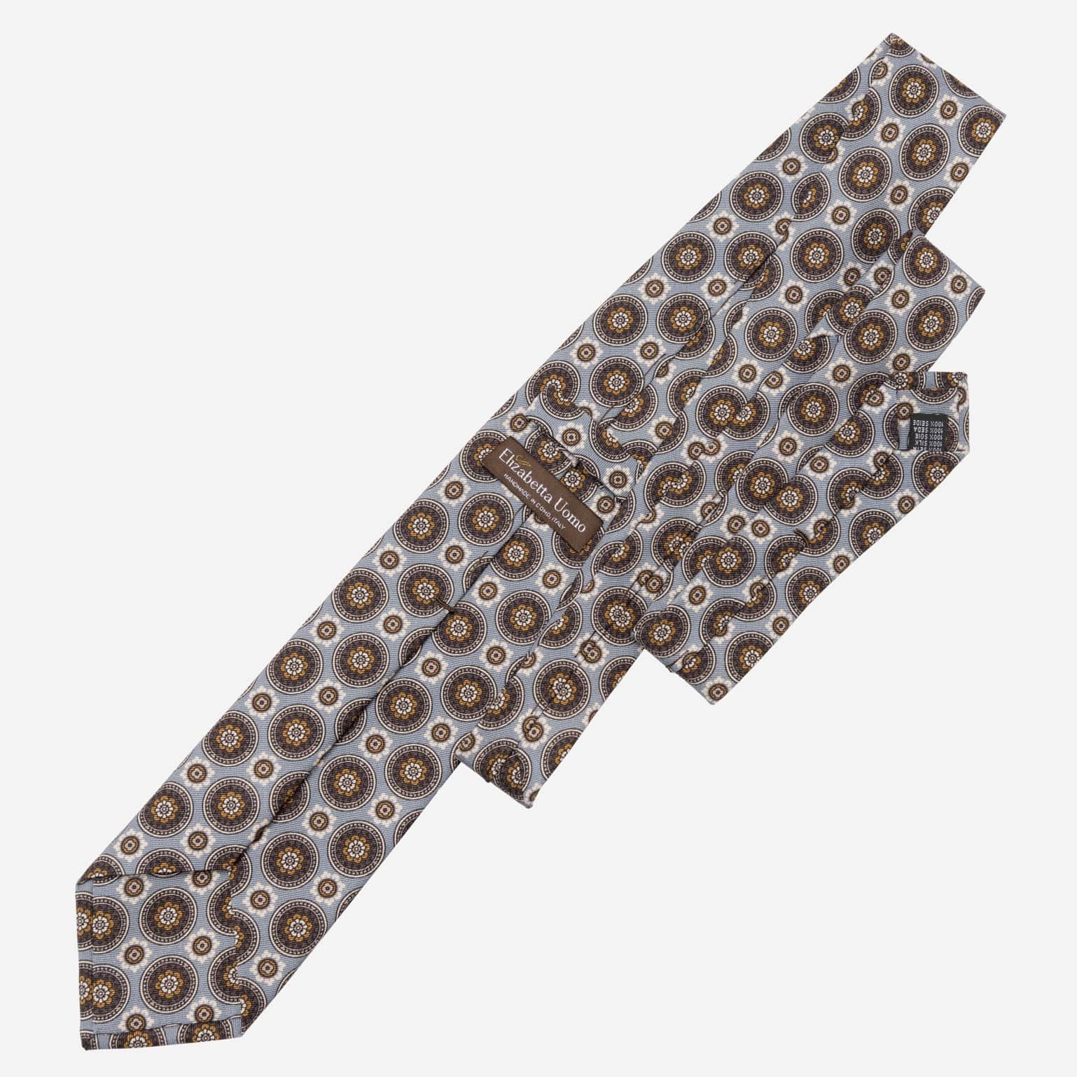 La Vigna - Printed Wool & Silk Tie - Grey - My Men's Shop