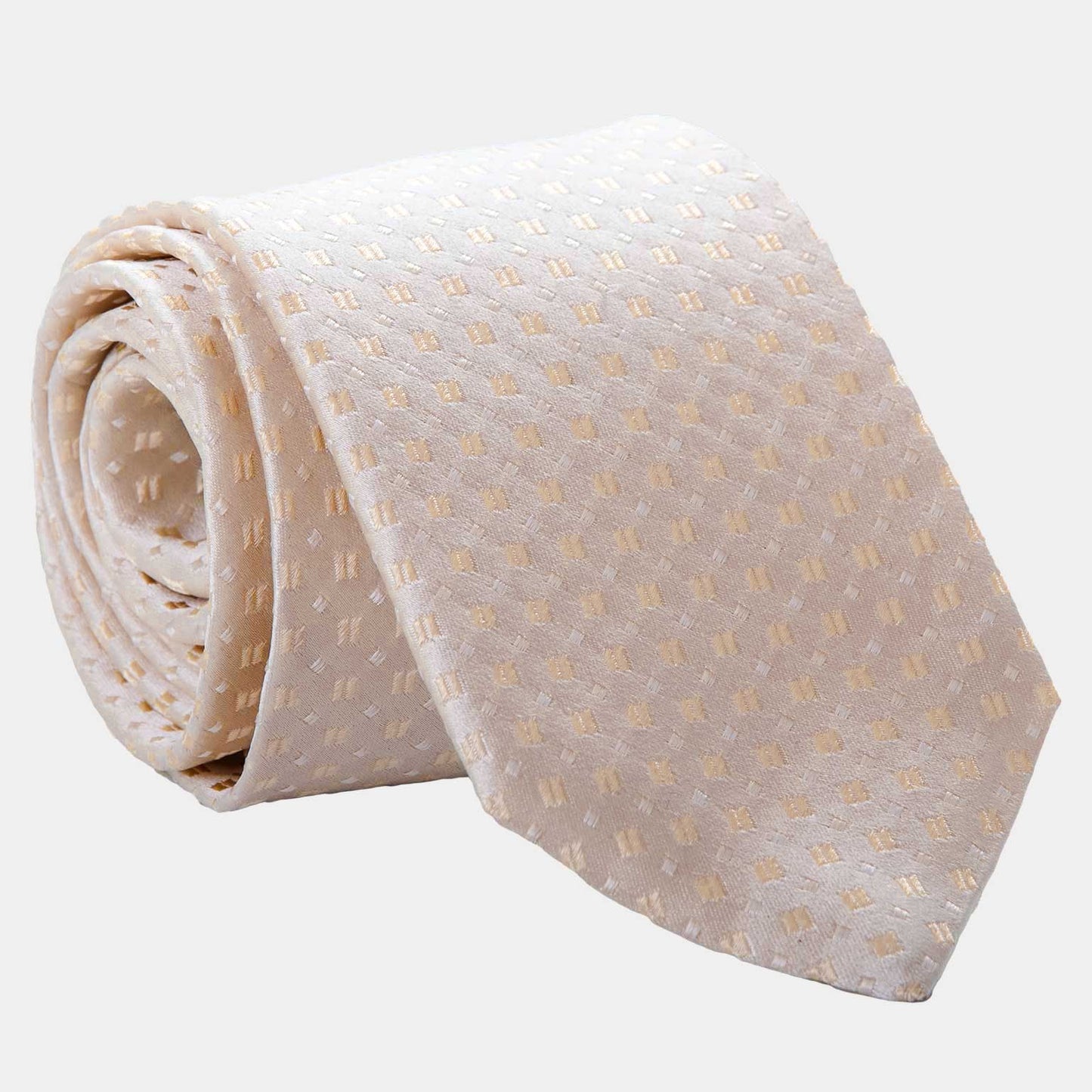 Barbera - Silk Jacquard Tie - Champagne - My Men's Shop