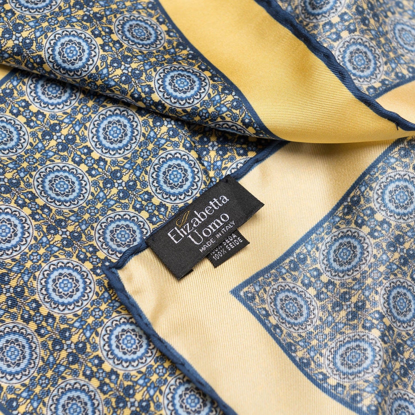 Lucca - Silk Neckerchief - Yellow - My Men's Shop