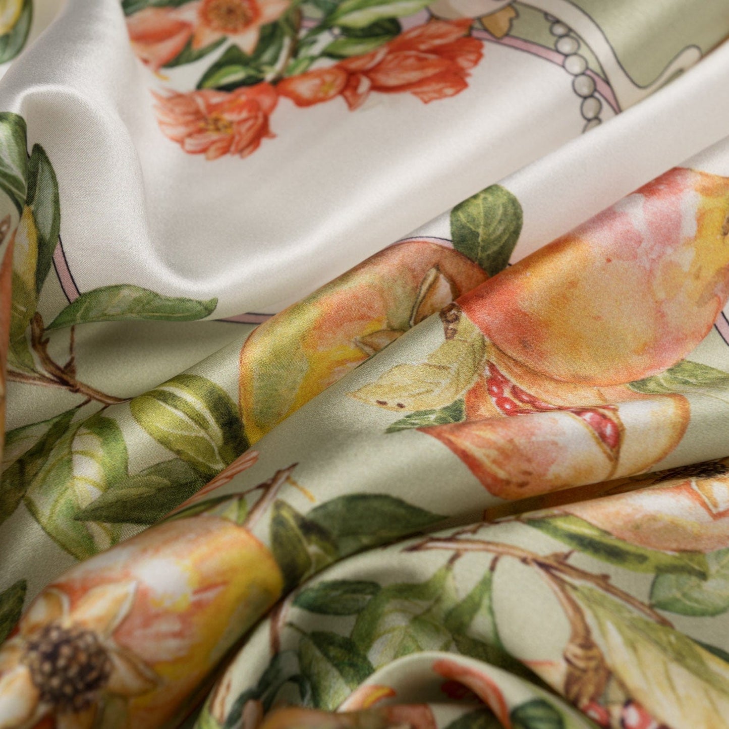 Melograno - Silk Foulard - Venetian Glass Green - My Men's Shop