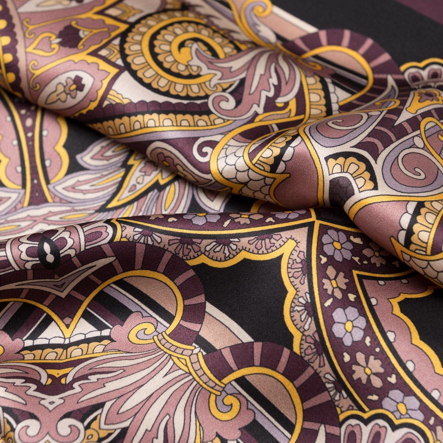 Malta - Silk Foulard - Plum - My Men's Shop