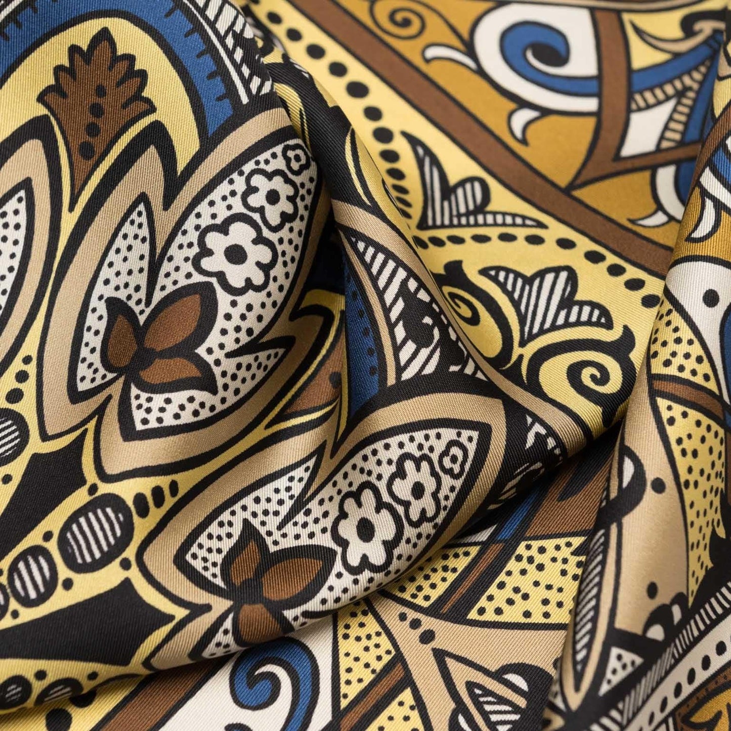 Capri - Silk Neckerchief - Yellow - My Men's Shop
