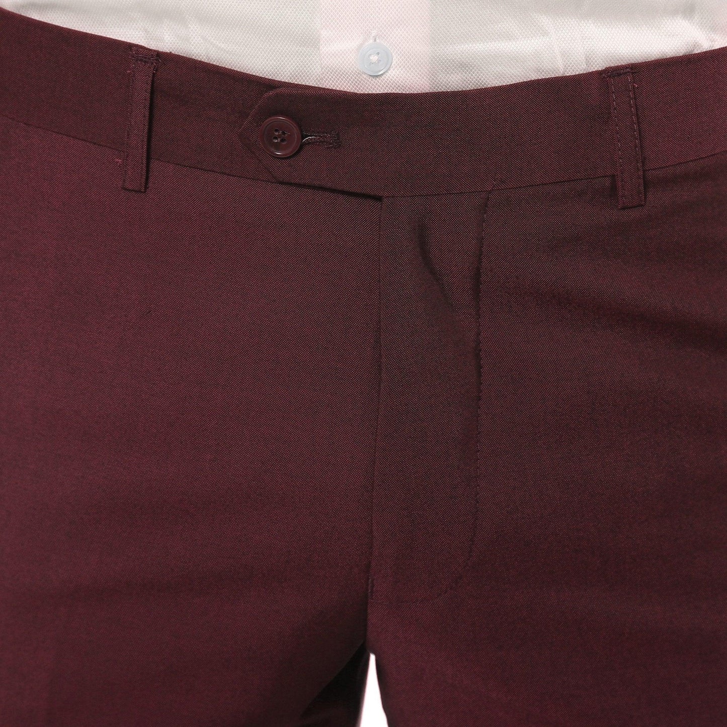 Hudson Burgundy Slim Fit 2 Piece Suit