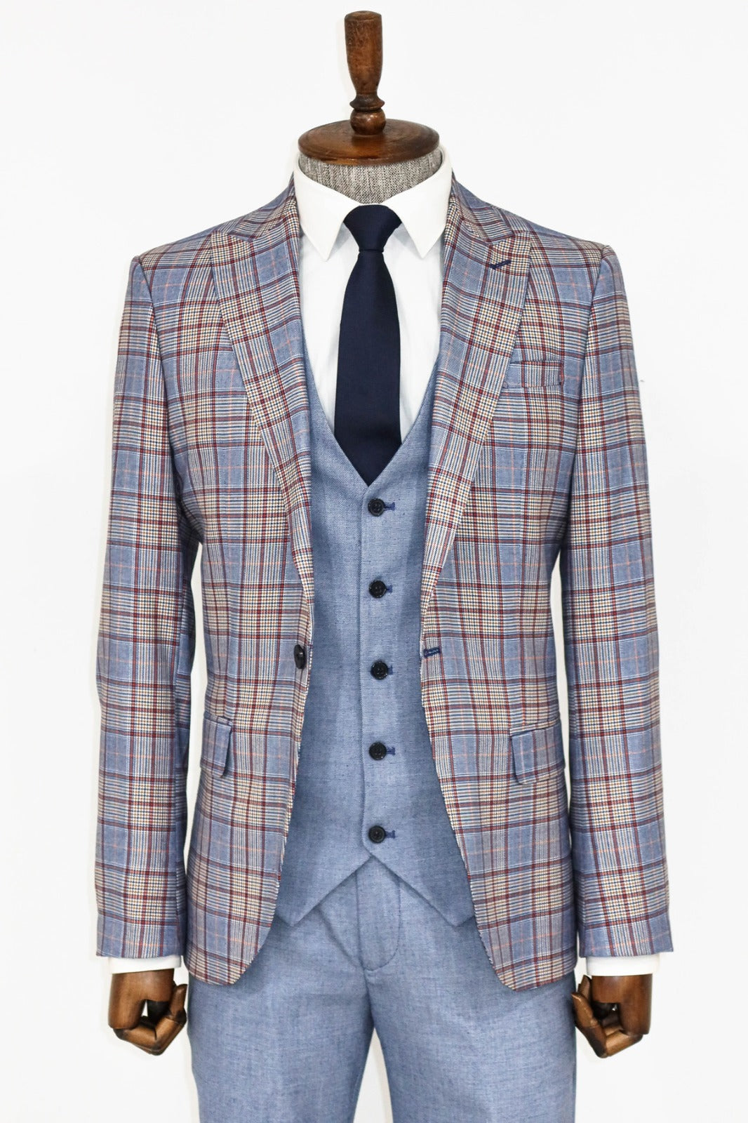 Ty-1422 MENS VESTED SUIT - My Men's Shop