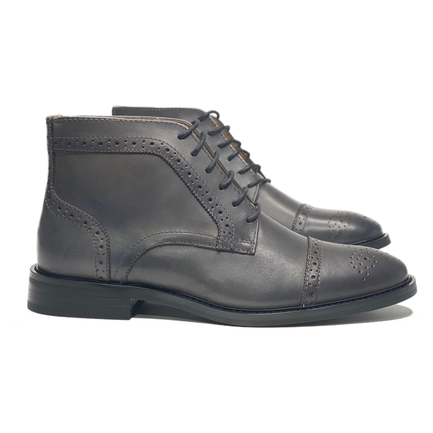 Ladle Captoe Ankle Boots - My Men's Shop