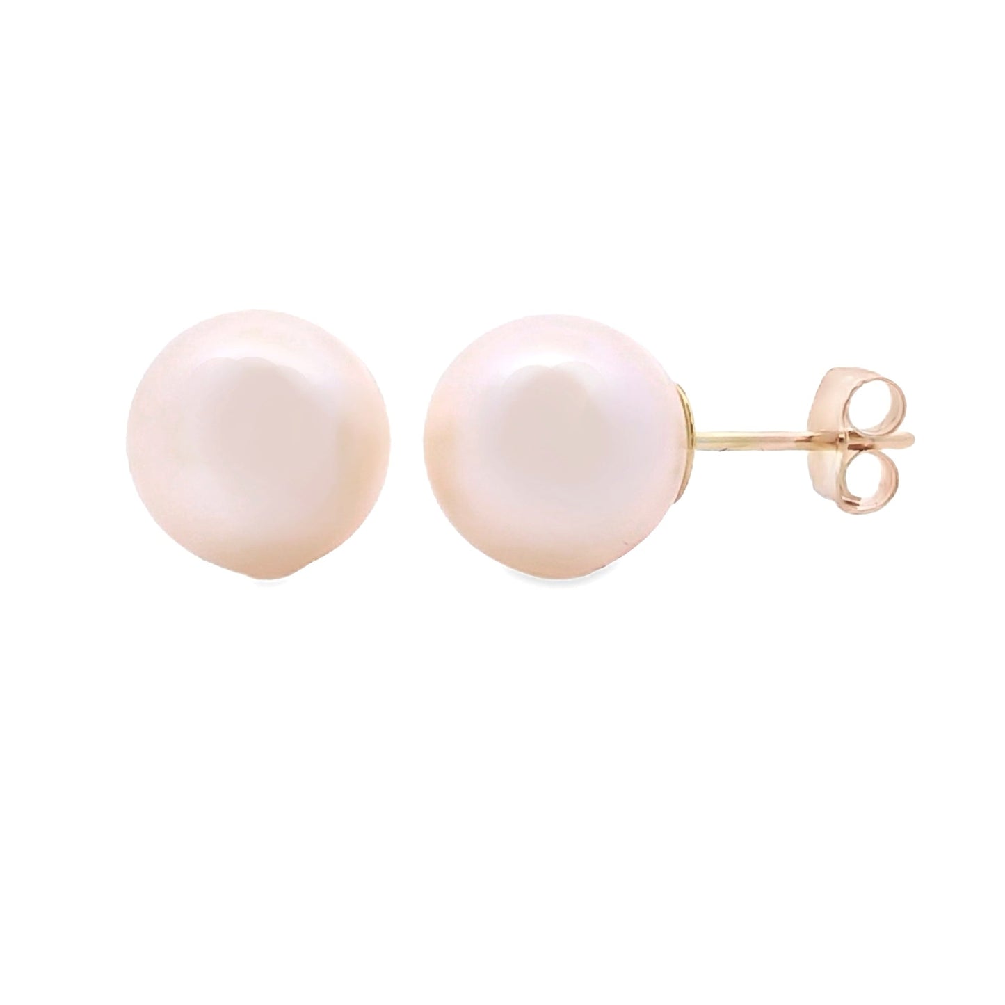 Pendientes de perlas cultivadas en oro amarillo de 14K