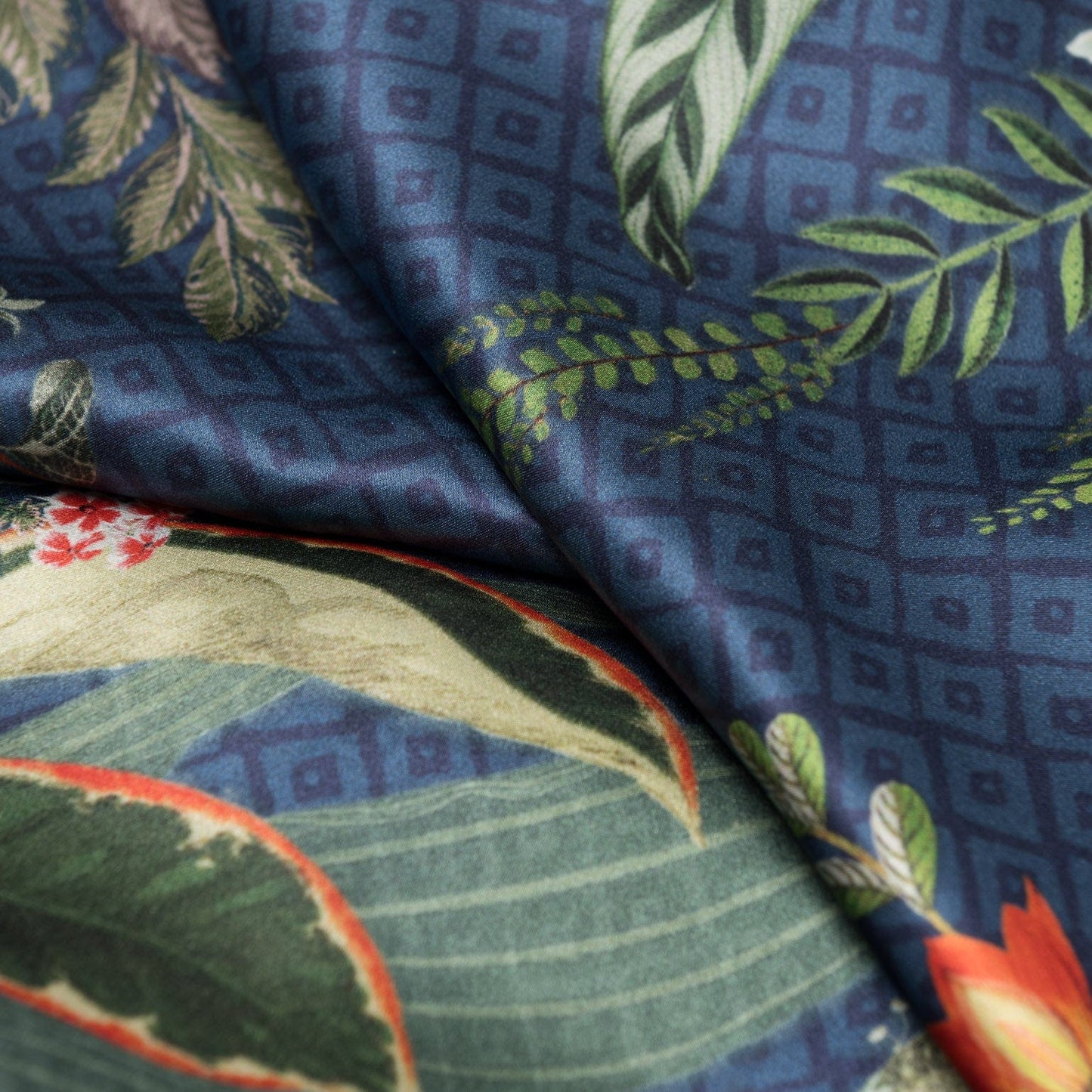 Sara - Long Silk Scarf - Blue - My Men's Shop