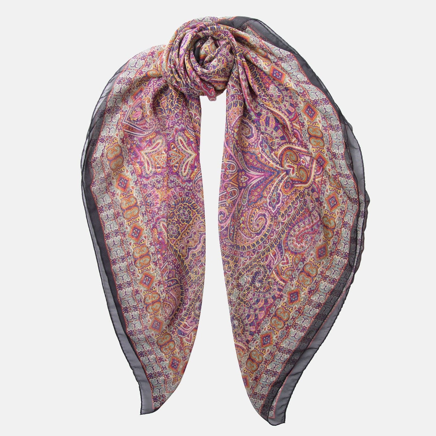 Ambra - Silk Scarf Shawl - Multicolored - My Men's Shop