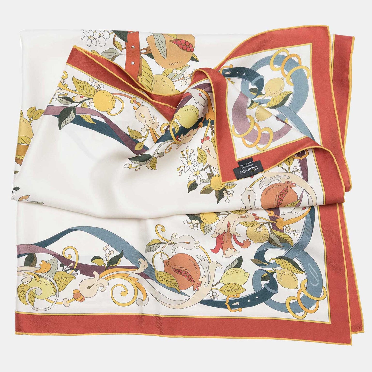 Anthea - Silk Foulard - Ivory - My Men's Shop