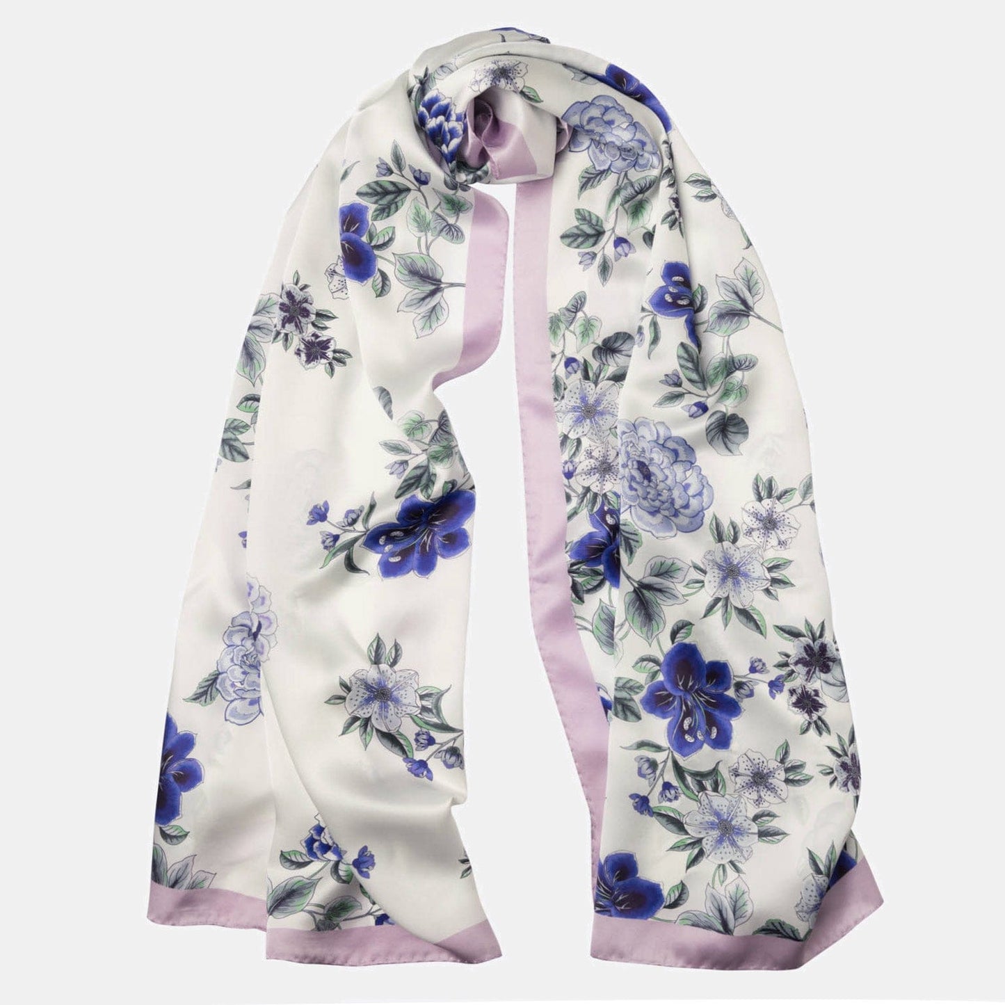 Bella - Silk Scarf Shawl - Purple Lavender - My Men's Shop