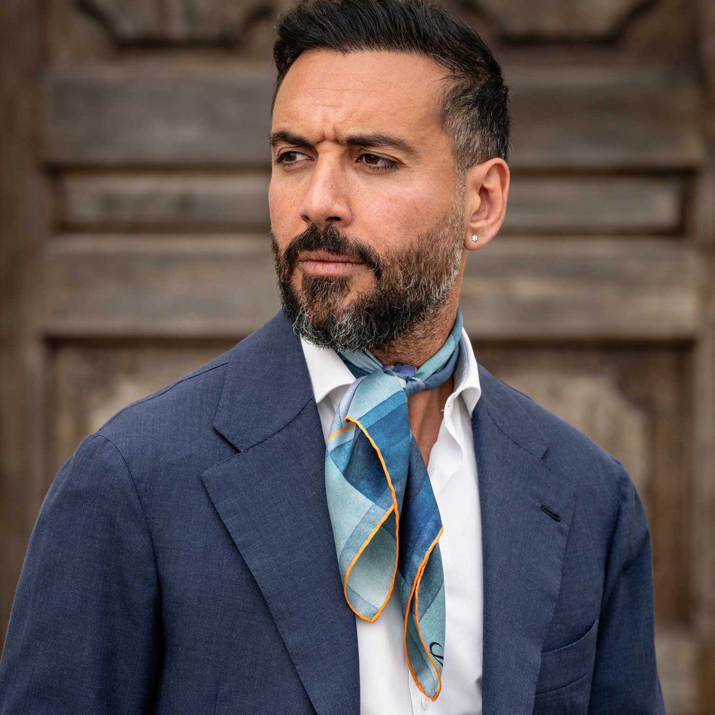 The Harbinger of Autumn - Silk Neckerchief