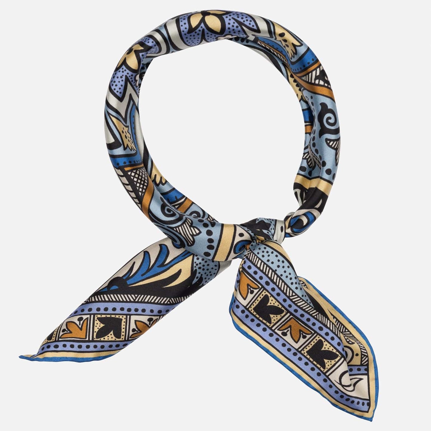 Capri - Silk Neckerchief - Azure - My Men's Shop
