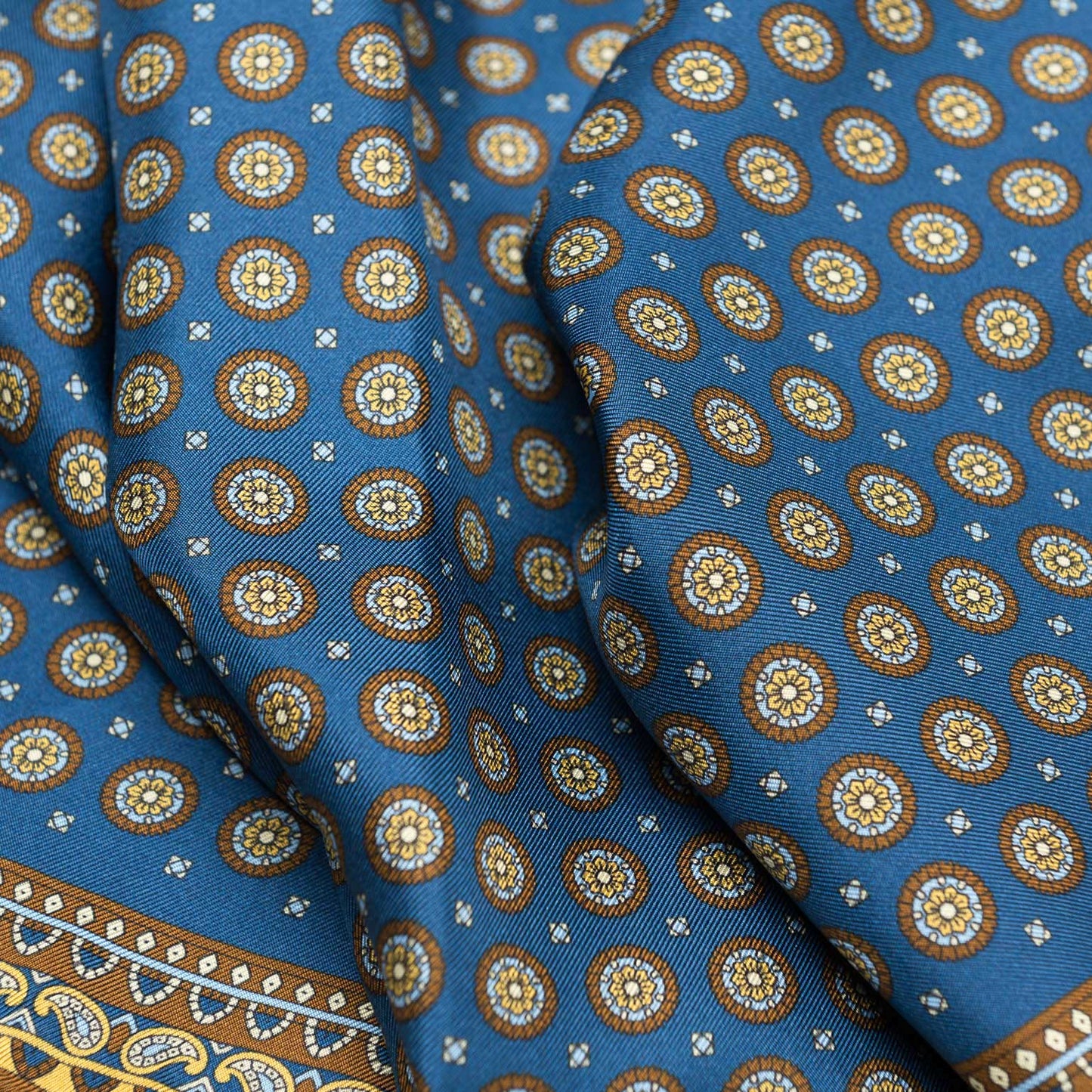 Toscana - Silk Neckerchief - Prussian Blue - My Men's Shop