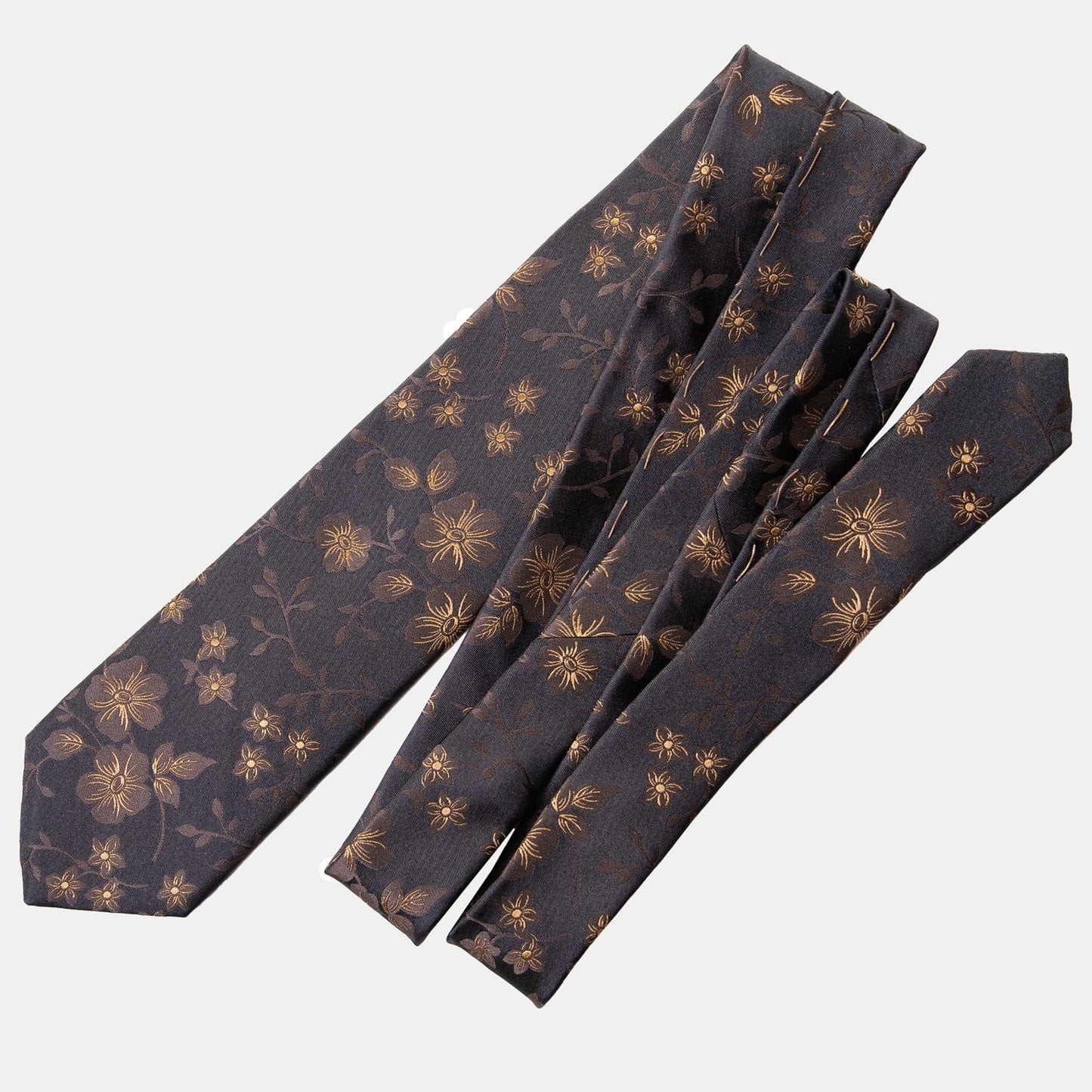 Silvio - Silk Jacquard Tie - Black - My Men's Shop
