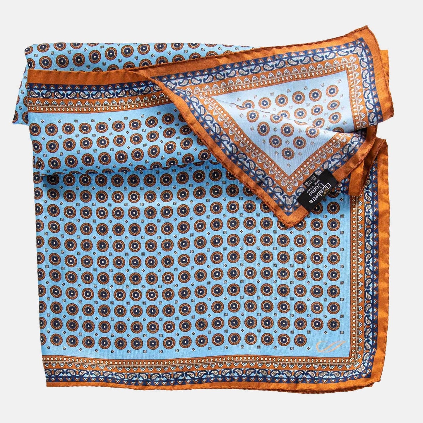 Toscana - Silk Neckerchief - Sky Blue - My Men's Shop