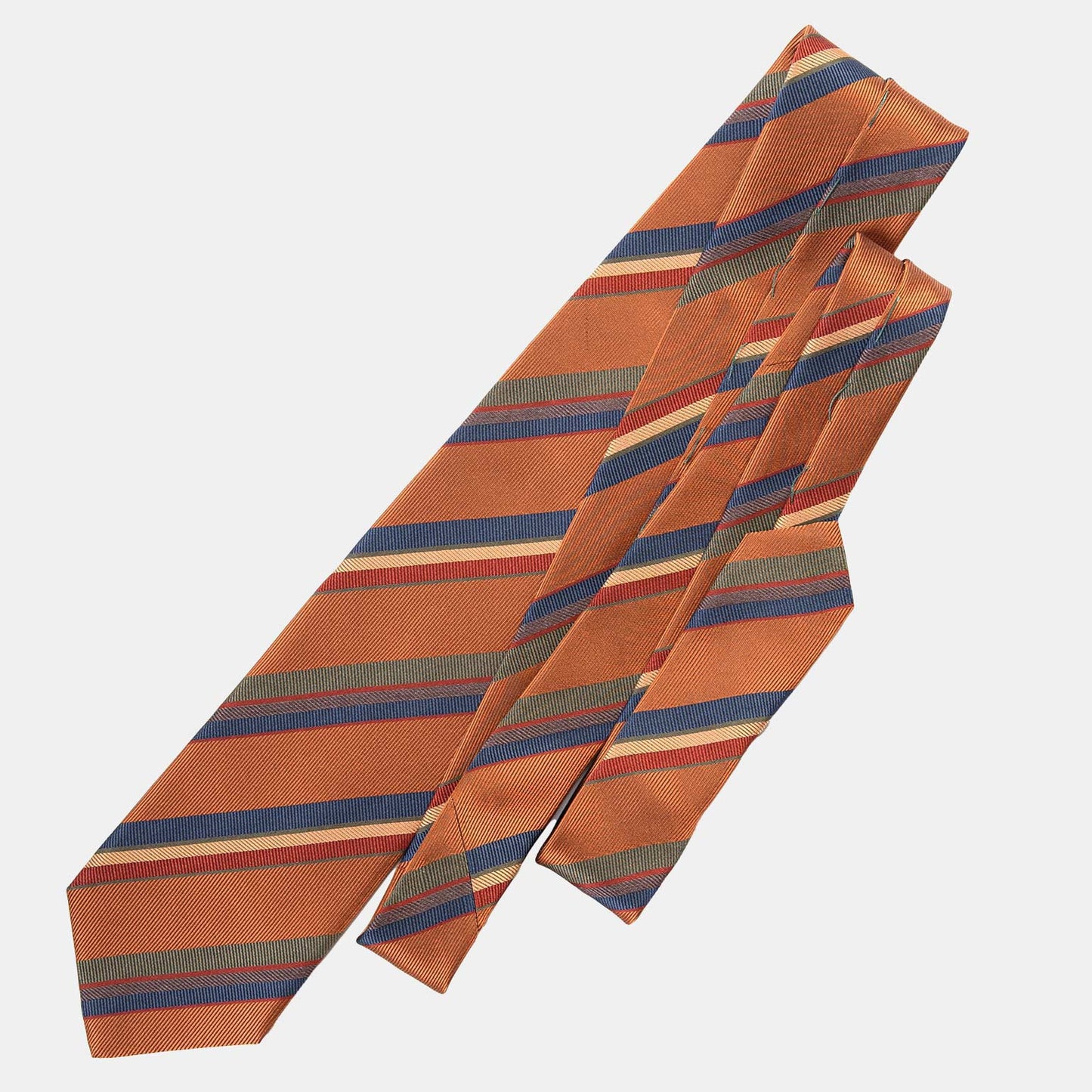 Battisti - Silk Jacquard Tie - Ginger