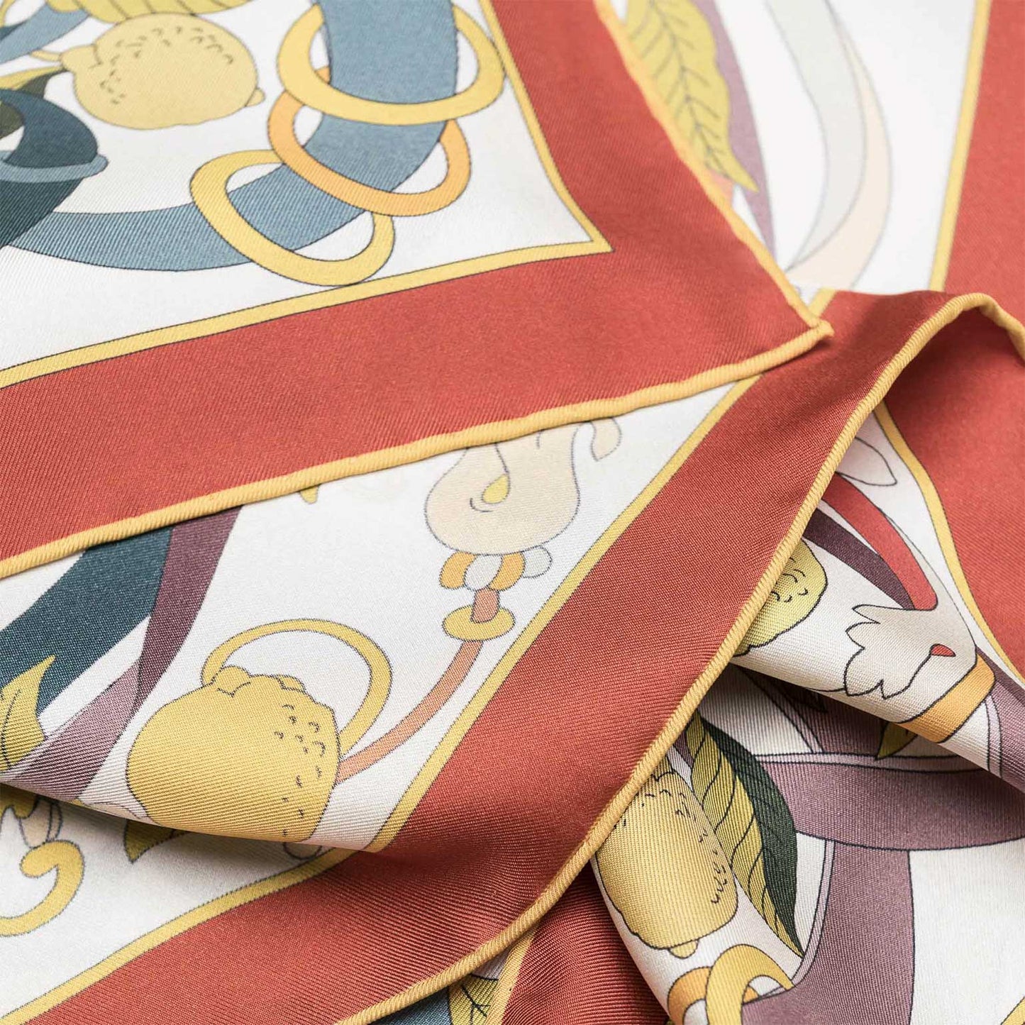 Anthea - Silk Foulard - Ivory - My Men's Shop