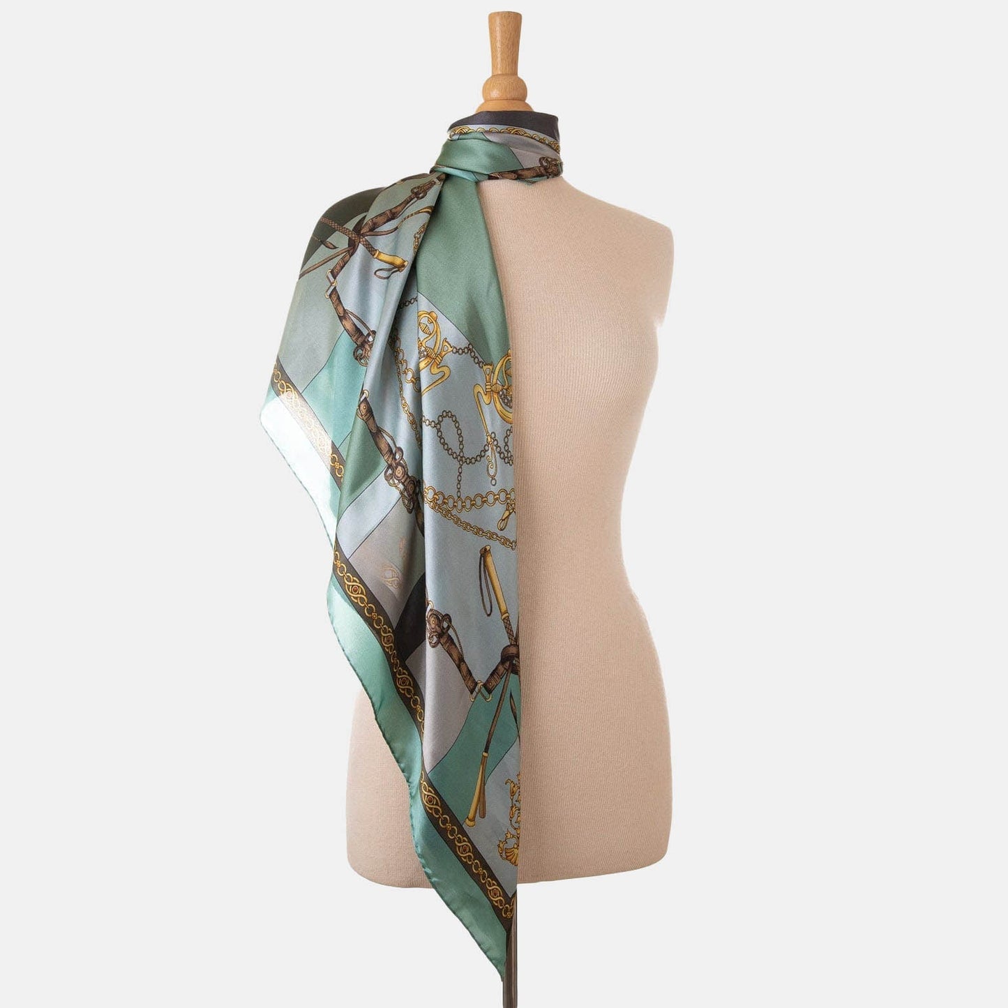 Gabriella - Silk Foulard - Laurel