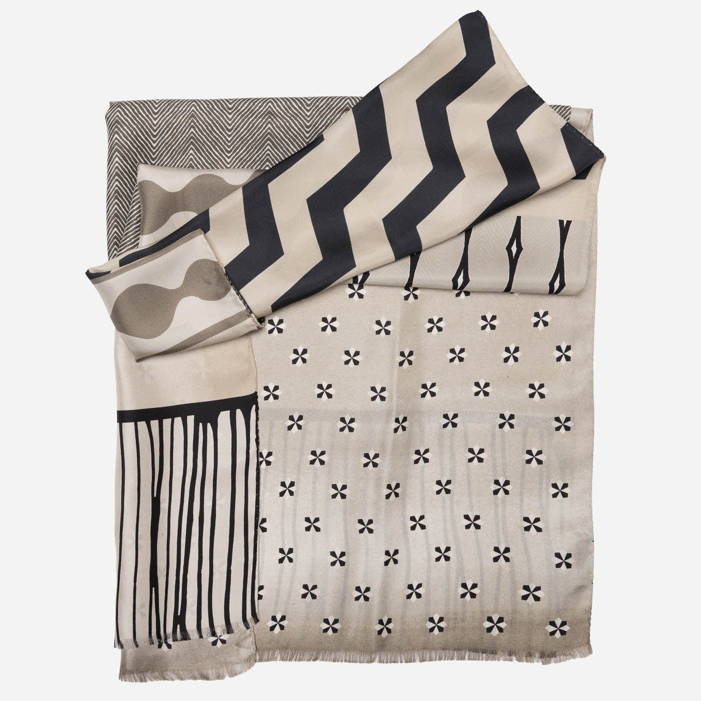 Atri - Long Silk Scarf - Sand - My Men's Shop