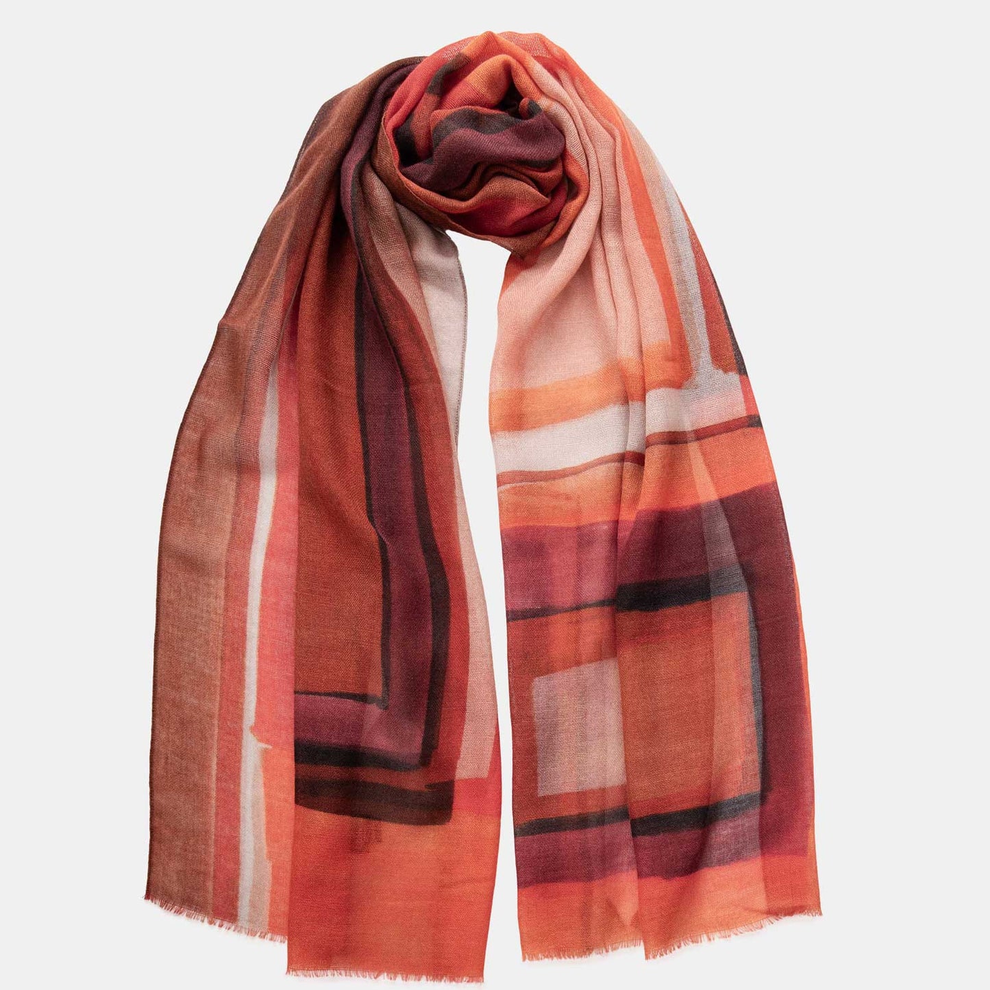 Madrid - Wool Scarf - Red - My Men's Shop