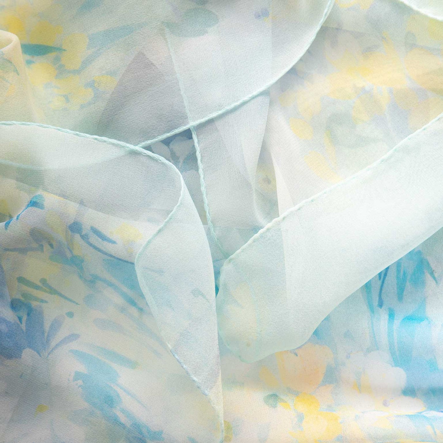 Meadow - Long Silk Scarf - Sky Blue - My Men's Shop