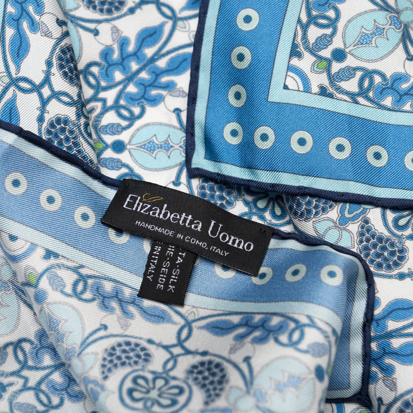 Barbaresco - Silk Neckerchief - Blue - My Men's Shop