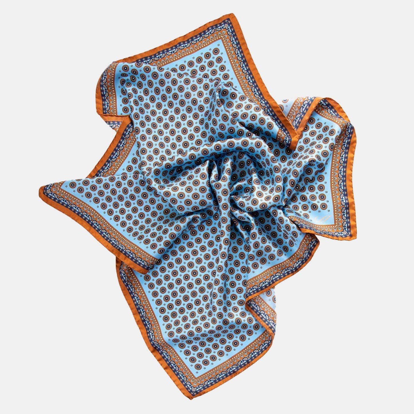 Toscana - Silk Neckerchief - Sky Blue - My Men's Shop