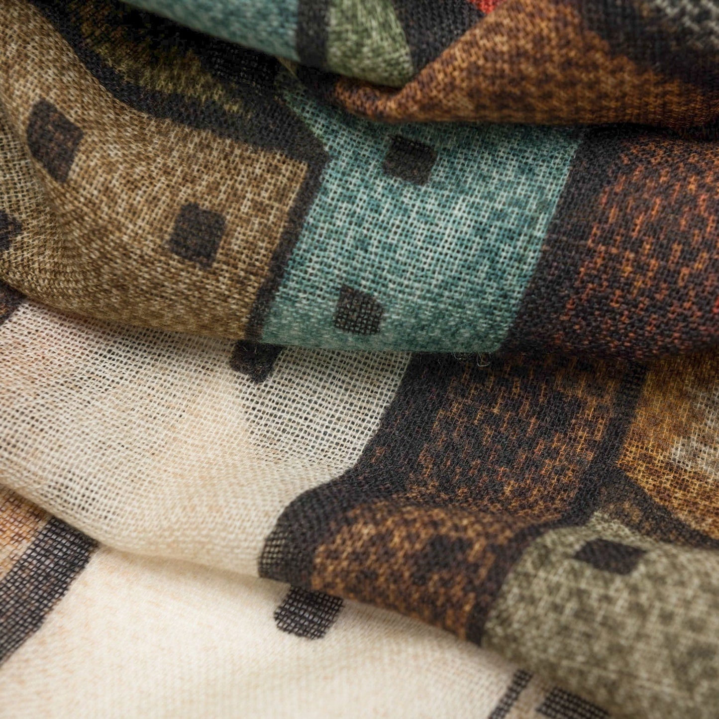 Villaggio - Wool Scarf - Tan - My Men's Shop