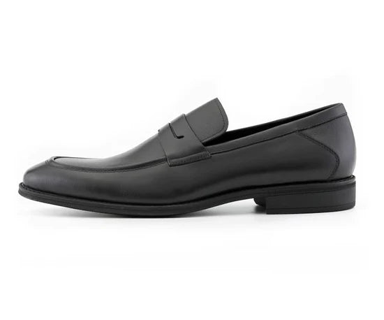 ASHER GREEN LEATHER PENNY LOAFER AG1295 - My Men's Shop