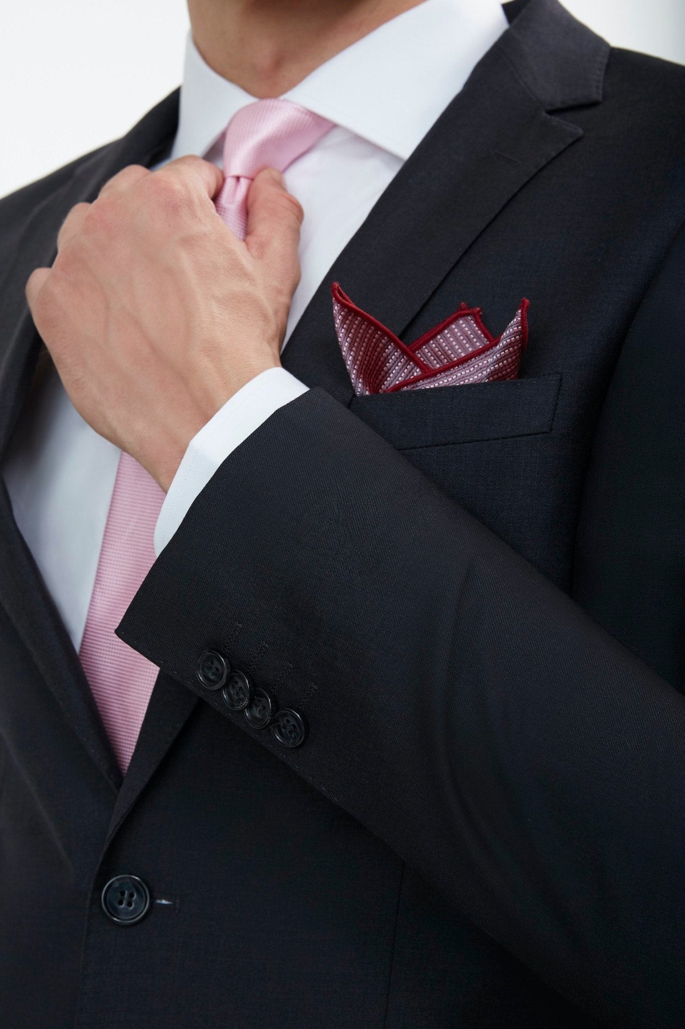 Luxurious 100% Super Fine Italian Wool Charcoal Grey Suit - My Men's Shop