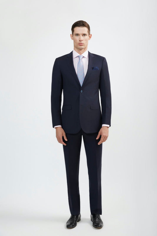 Luxurious Navy Blue Italian Cut Suit - My Men's Shop