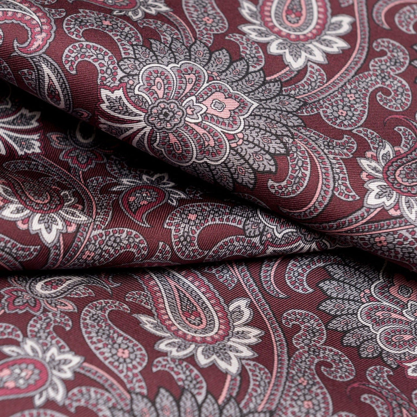 Pasquino - Reversible Silk Scarf - Wine - My Men's Shop