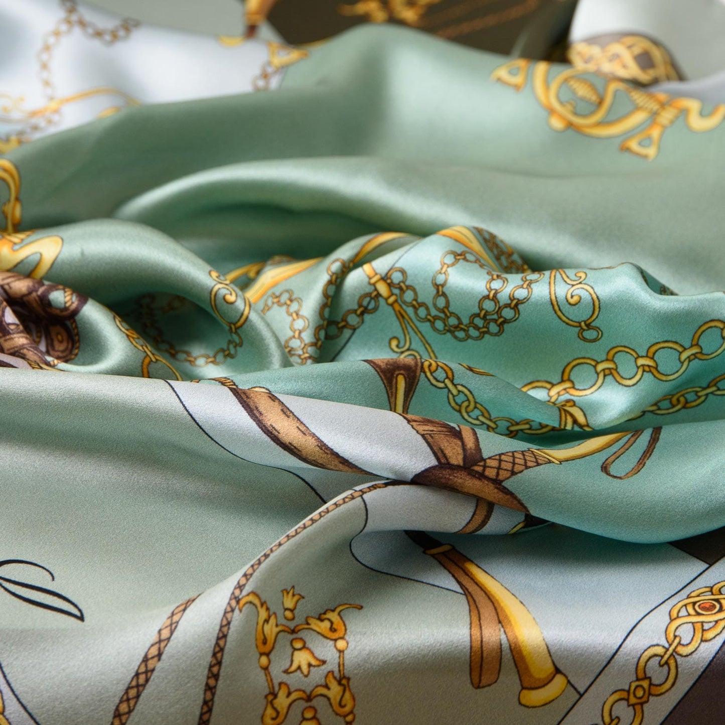 Gabriella - Silk Foulard - Laurel