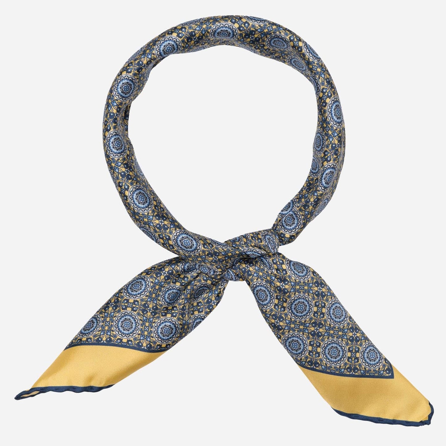 Lucca - Silk Neckerchief - Yellow - My Men's Shop