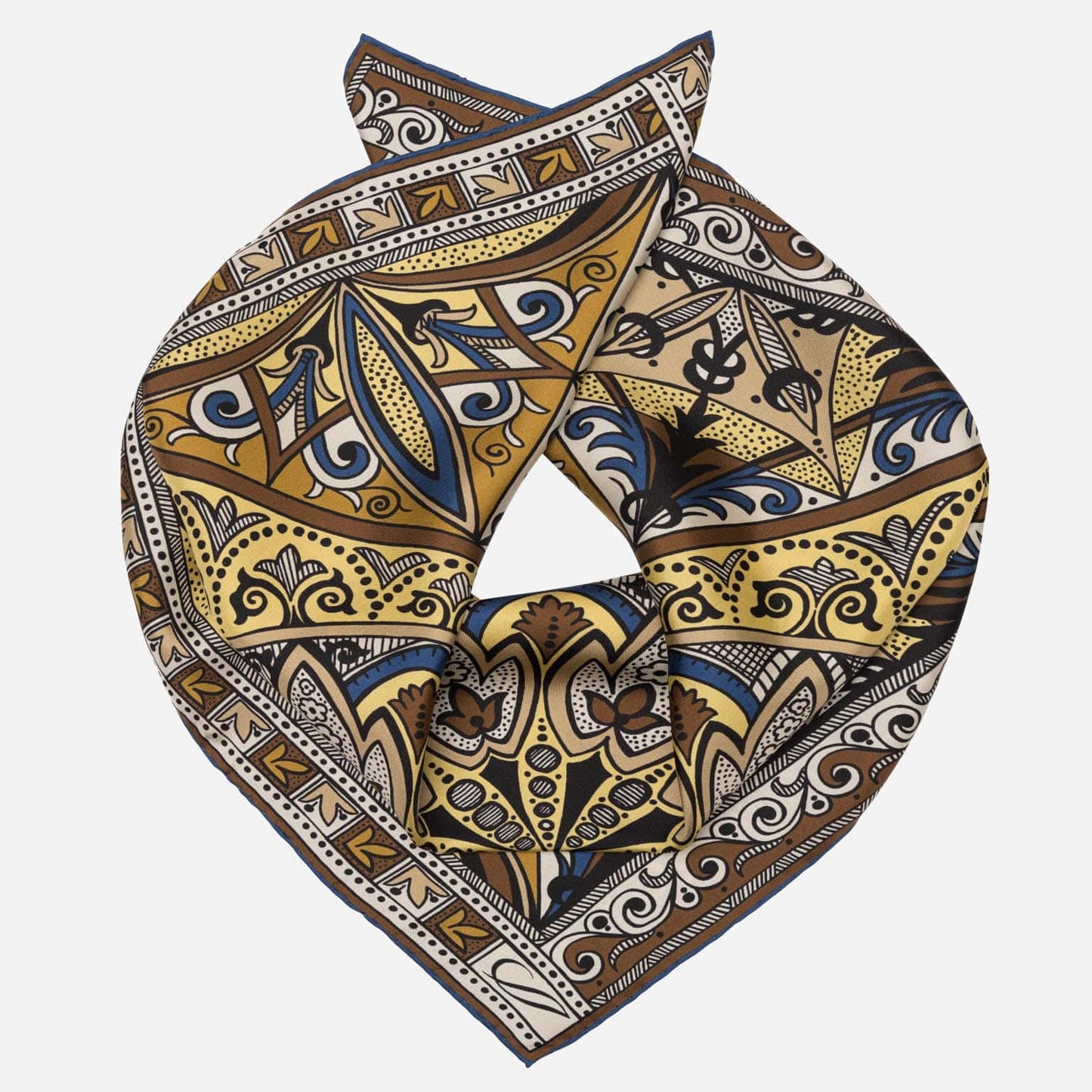 Capri - Silk Neckerchief - Yellow - My Men's Shop