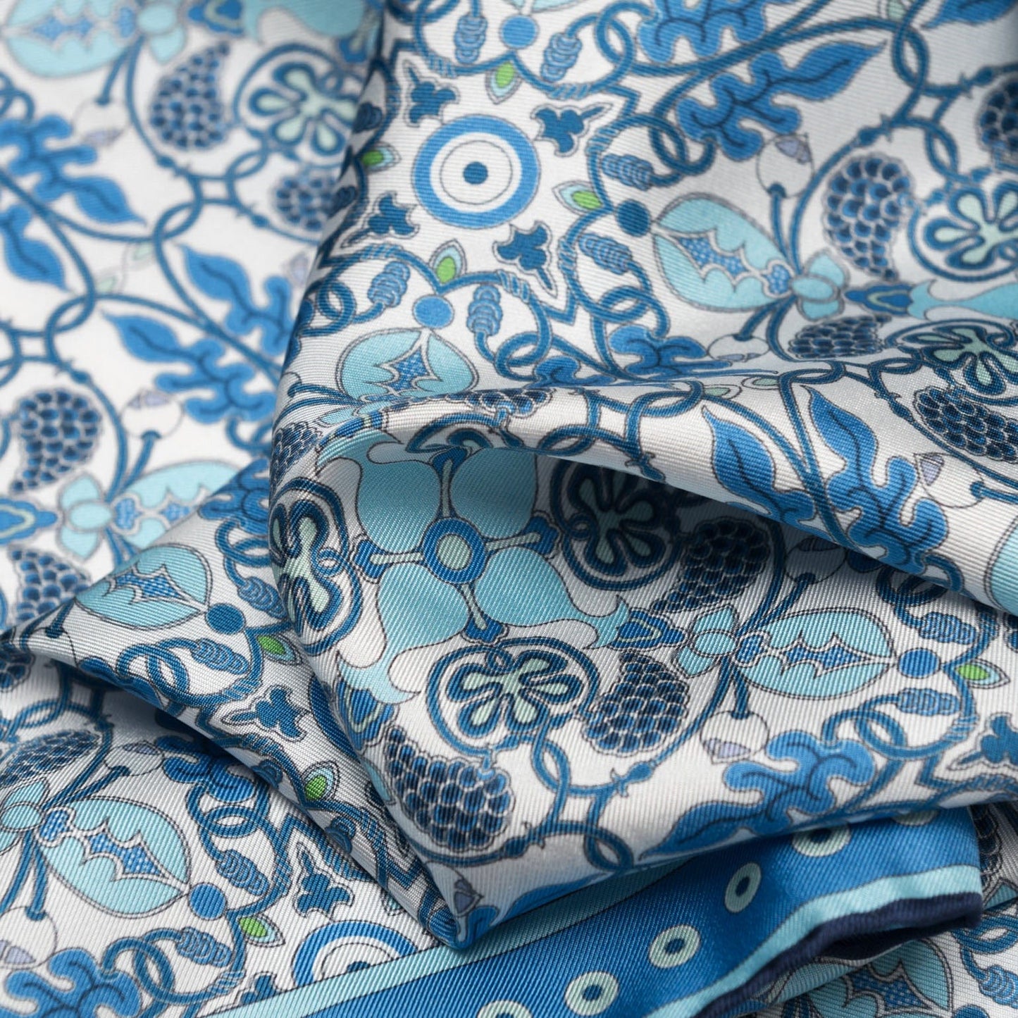 Barbaresco - Silk Neckerchief - Blue - My Men's Shop