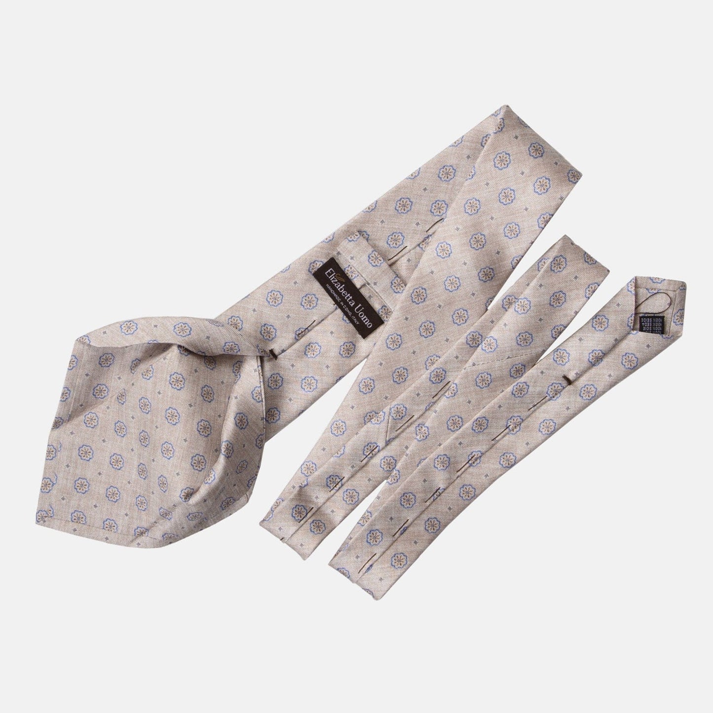 Antinori - Printed Silk Tie - Beige - My Men's Shop