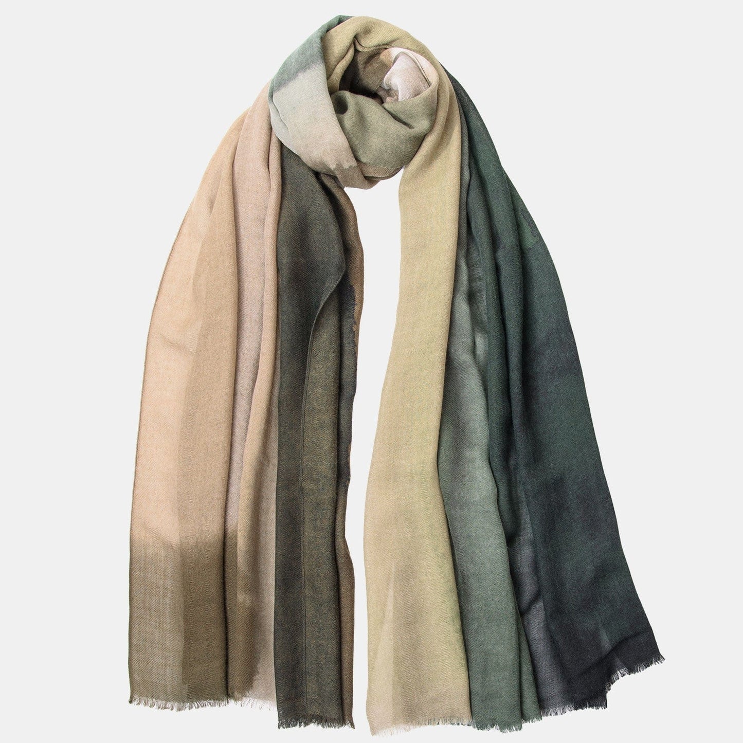 Vicenza - Wool Scarf - Olive Green