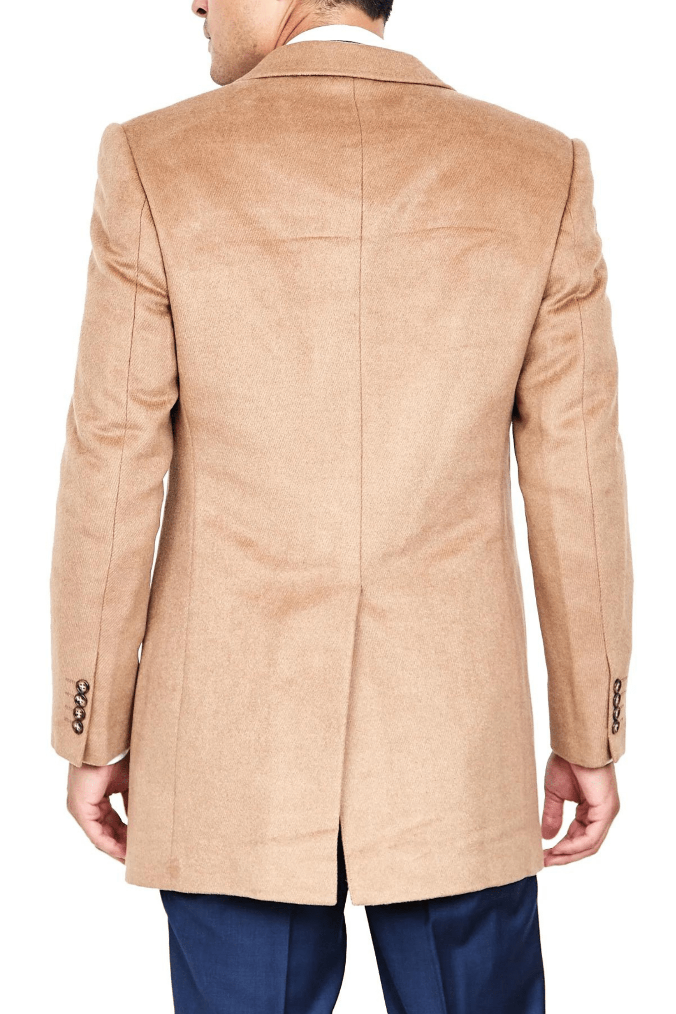 Luxury Overcoat Wool and Cashmere - Camel - My Men's Shop
