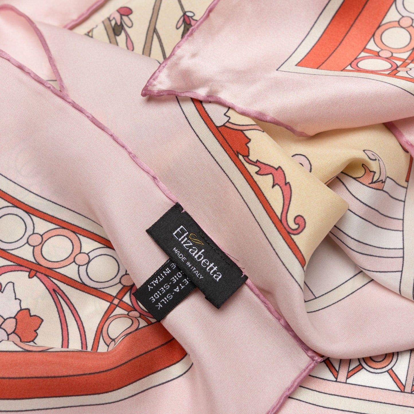 Garden of Dreams - Silk Foulard - Pink