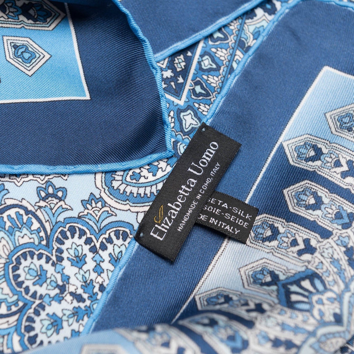 Messina - Silk Neckerchief - Azure - My Men's Shop