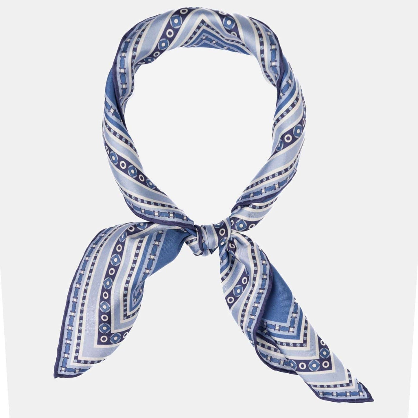 Verona - Silk Neckerchief - Blue