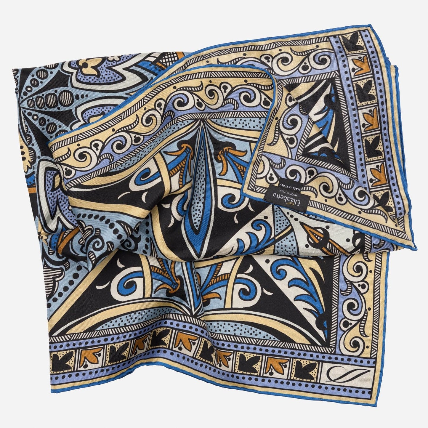 Capri - Silk Neckerchief - Azure - My Men's Shop