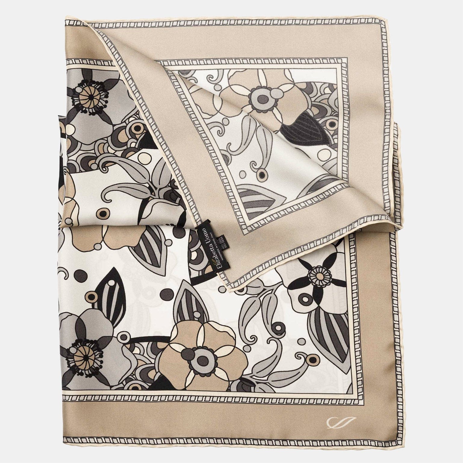 Lombardi - Silk Neckerchief - Sand - My Men's Shop